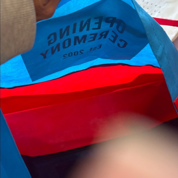 Opening Ceremony Vibrant Red and Blue Tote - Picture 4 of 5